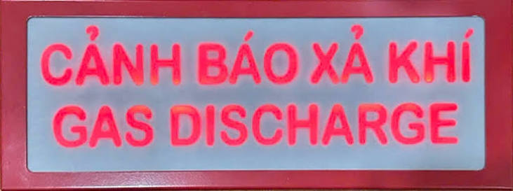 Bảng hiển thị cảnh báo xả khí