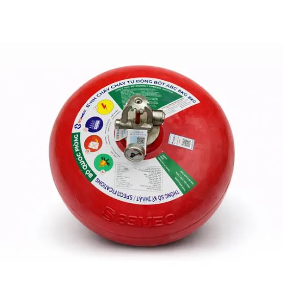Bình cầu chữa cháy tự động bột ABC 8kg