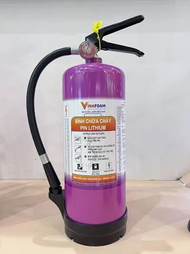 Bình chữa cháy chuyên dụng pin Lithium-ion 6 lít