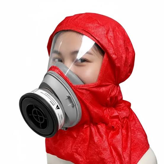 Mặt nạ phòng độc lọc khói độc khẩn cấp (loại trùm đầu)