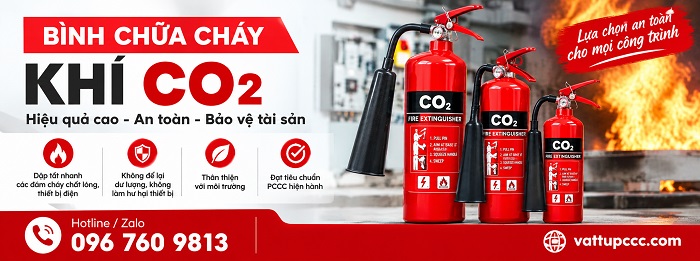 Bình Chữa Cháy Khí CO2